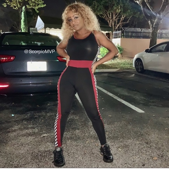 Pants - Checkered-Trim - Burgundy Patch Work